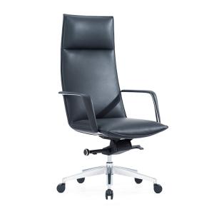 Quality Modern Black Leather Office Chair Boss Swivel Computer Office Leather Furniture Chair wholesale