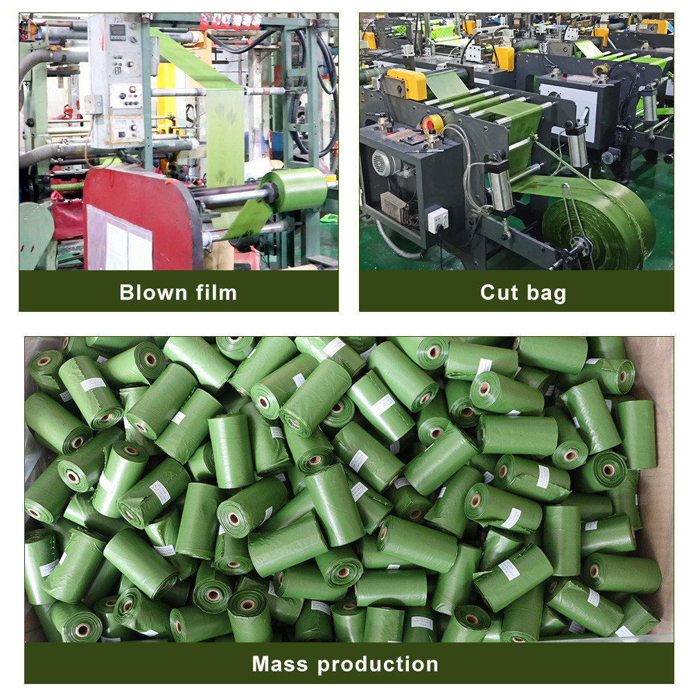 Degradable Biodegradable Dog Poop Bag Rolls Material HDPE D2W