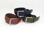 Body Braided Leather Belt , Cool Mens Leather Belts 100 - 140cm Length