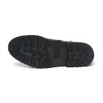 BRUNO VIERO Black Anti Skid Mens Leather Casual Boots