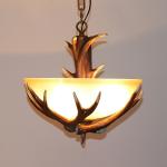 American Vintage Style Resin Antler Chandelier Ceiling Deer Horn Pendant Lights
