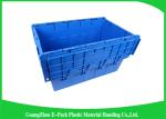 Euro Storage Plastic Attached Lid Containers Rentable Moving For Transportation