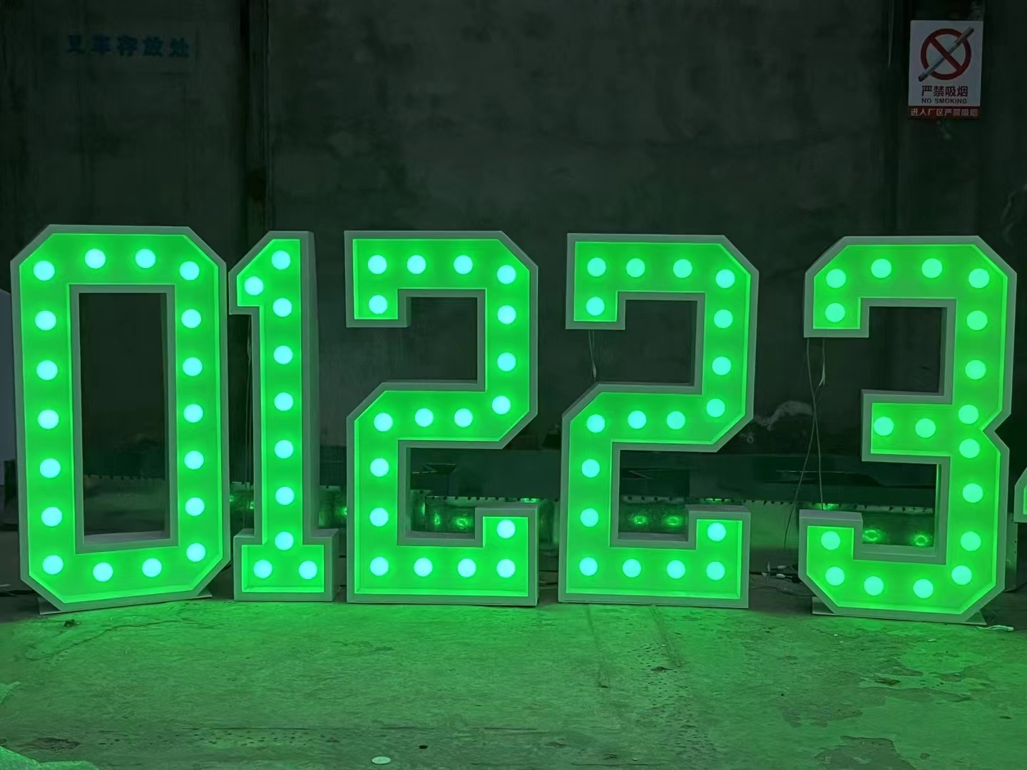 Input Voltage 12 V Led Marquee Letters 3ft 4ft 5ft Big Numbers Giant Light Up Letters