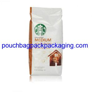 Quality Back seal foil coffee pack bag, aluminium coffee bag, high barrier wholesale