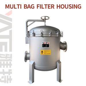 Quality Stainless Steel 316 Multi Bag Filter Housing Ink Coating Paint Chemical Filter Machine wholesale