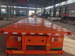 40 Ft 3 Axle Lowbed Semi Trailer Flat Bed Extendable Low Bed Trailer
