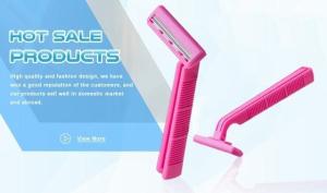 Quality ISO Approved Disposable Shaving Razor , No Burn Dual Blade Ladies Disposable Razors wholesale