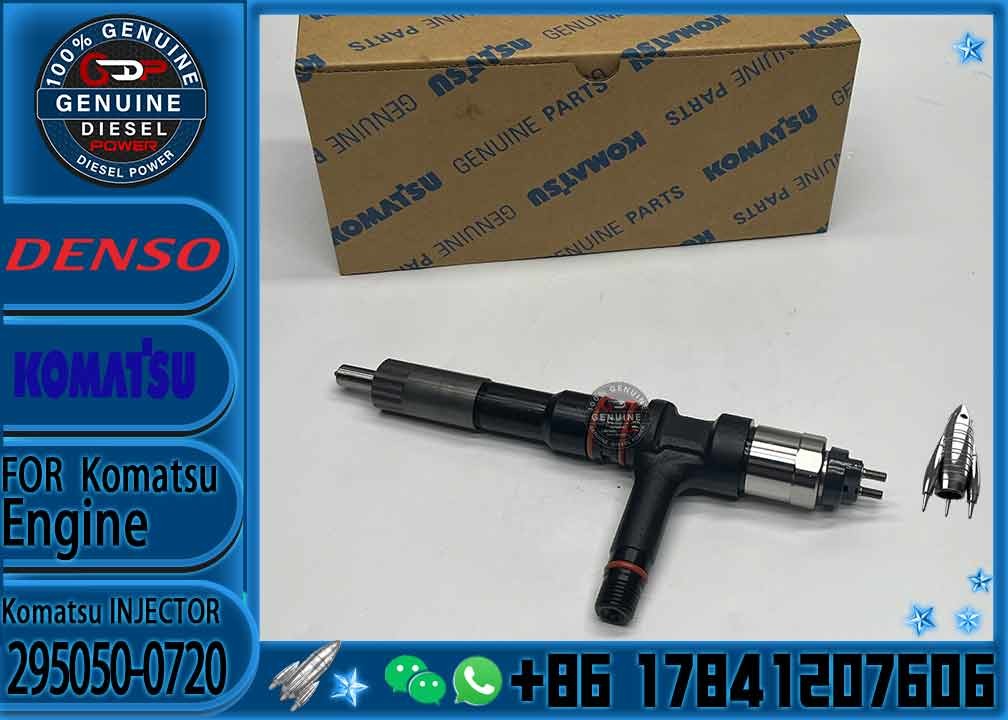 High quality fuel injector 6252-11-3100 295050-0720 with Genuine packing for SAA6D125E-6 engine assembly