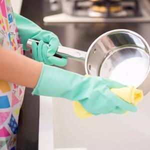 Quality Industrial anti-static gloves pu carbon fiber is suitable for clean room clean room antistatic stripe gloves wholesale