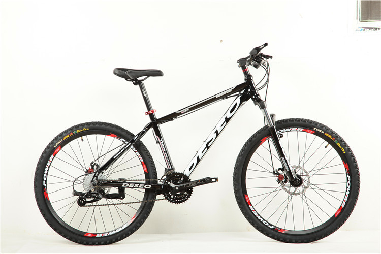 High grade hydraulic disc brake Shimano 21/24/27 speed 27.5 inch alloy mountain bicycle with 36 hole spoke wheel