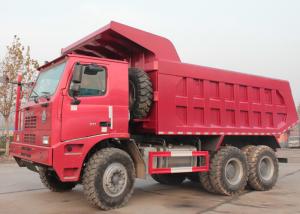 China 70 Mining Tipper Dump Truck , Euro 2 SINOTRUK HOWO 6x4 Dump Truck on sale