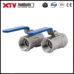 Xtv 1/2 Industrial Handles Stainless Steel 1PC Threaded Ball Valve Driving Mode