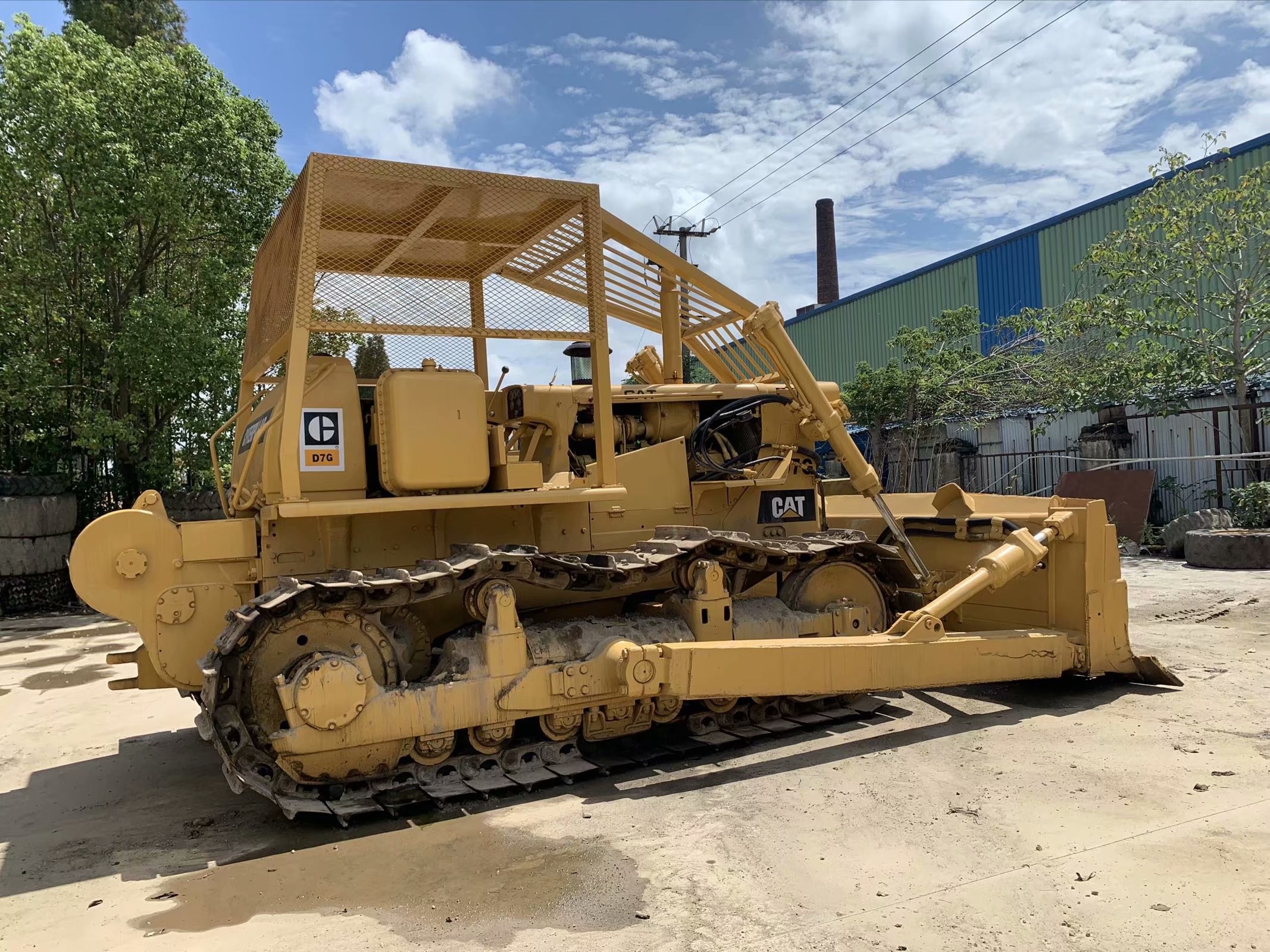 Used CAT D7G Crawler Bulldozer With Winch For Sale/Used CAT Bulldozer In Good Condition