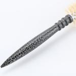 Natural Color Wood Handle Hair Brush Blow Dry Heat Resistant Rolling Curly Hair