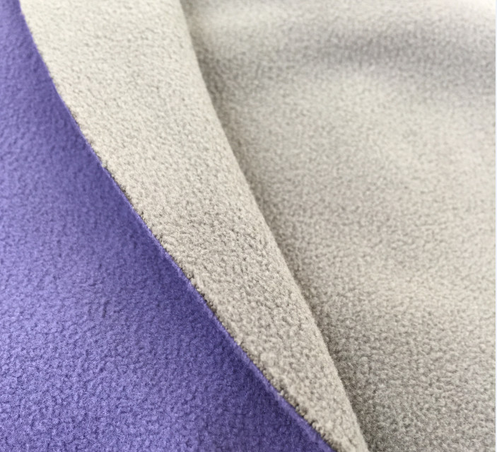 Two sides brushed two sides anti-pilling good thermal superior handfeel for casual suit Polar fleece knitted fabric