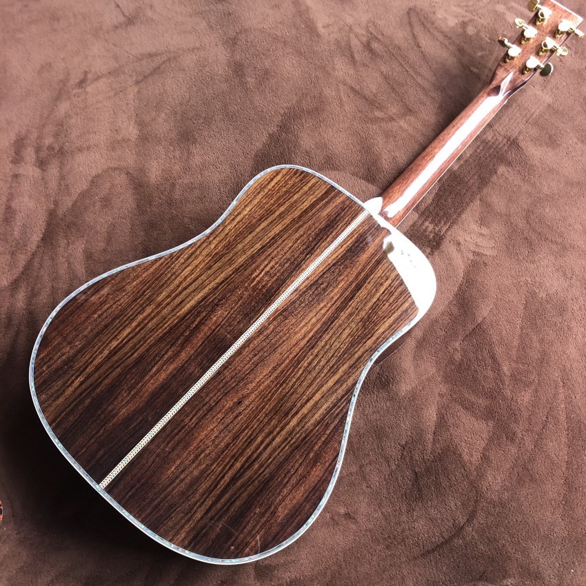 Custom AAA Solid Spruce Top Ebony Fretboard 41" Acoustic Guitar