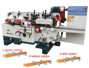 Quality wood moulding machine woodworking four side moulder machine factory wholesale