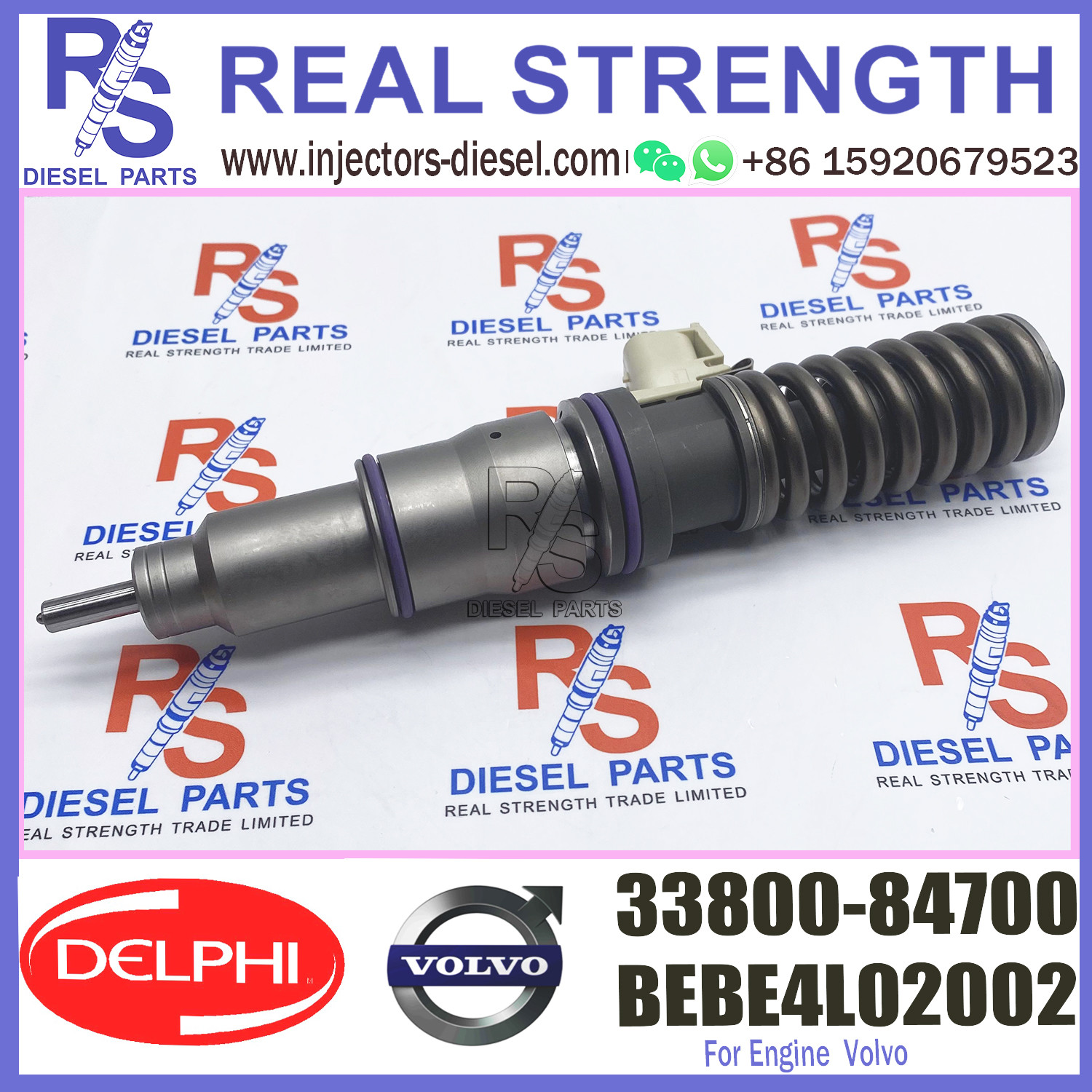 Diesel Fuel Injector 64561441 D15-L1F-U01 3380084700 28276638 7135754 28269743 L386TBE BEBE4L00001 33800-84700 for