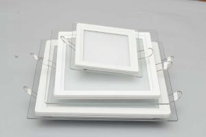 Quality Recessed Ceiling Glass Cob Round Square Glass 9w Panel Down Light wholesale
