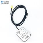 Black Color GPS GLONASS Antenna , Automobile High Gain GPS Antenna 28dBi