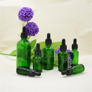 Quality Anodized Painting Glass Serum Bottles , Eco Friendly Amber Dropper Bottles wholesale