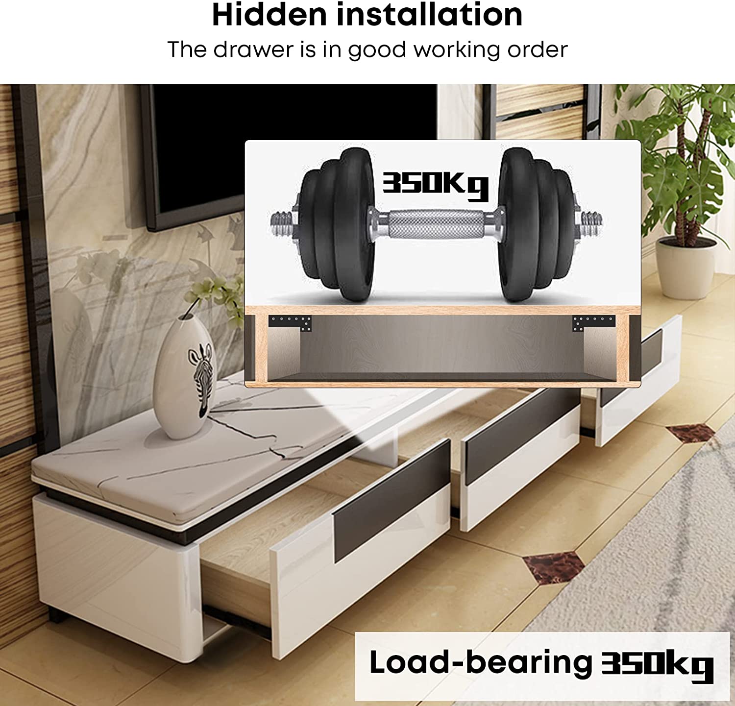 Single-Side Bracket Heavy Duty L-Shaped Right-Angle Bracket for Cabinet Shelf Support