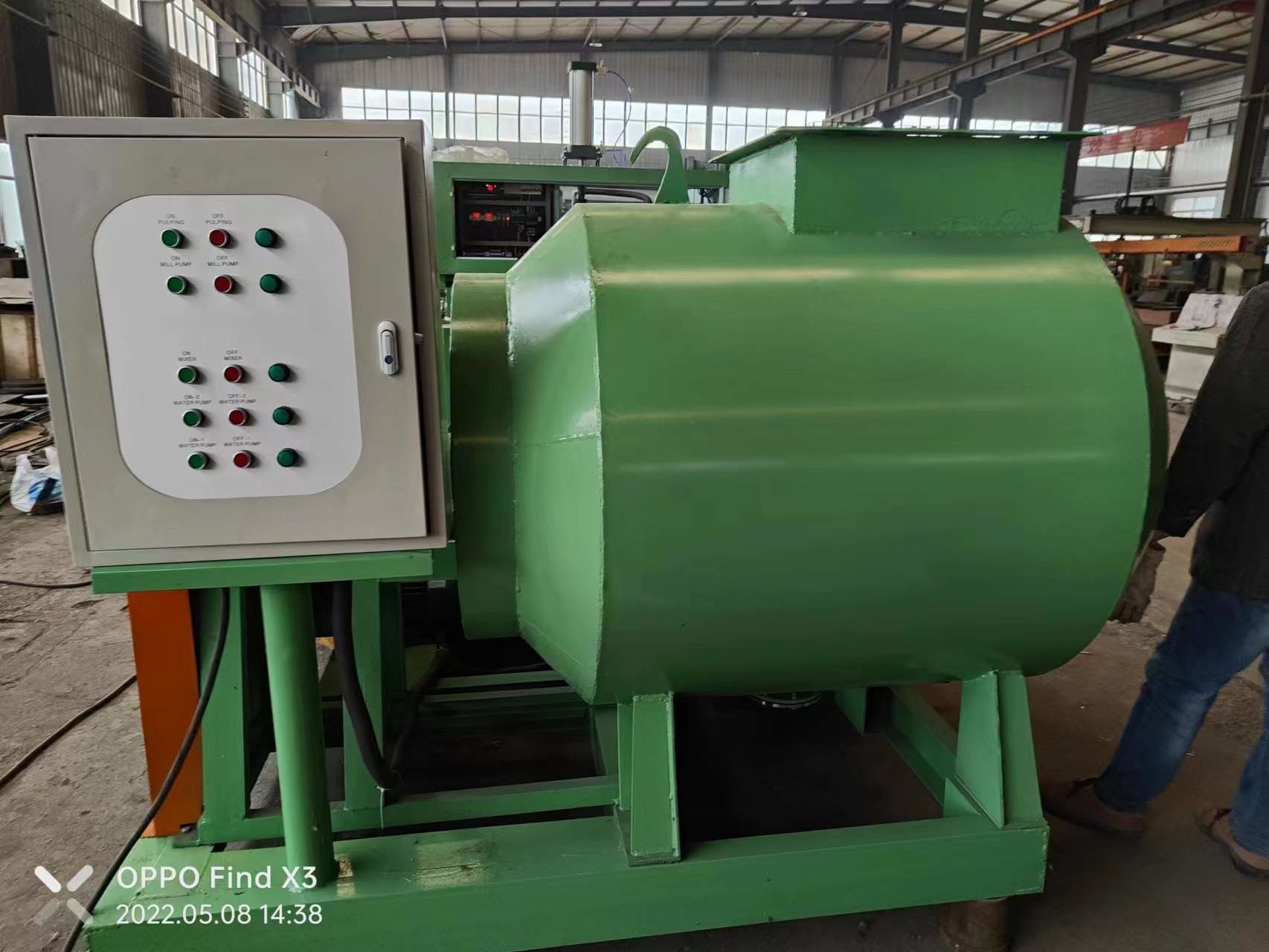 Newspaper Egg Tray Carton Making Machine Pulp Molding 4000*2000*1800mm