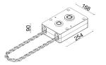 Metal Material Chain Hoist Garage Door Opener 4:1 Ratio Multifunctional
