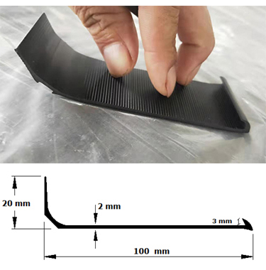 30mmx3.2mm PVC Vinyl Capping Strips and Cove Former for Professional Flooring Solutions