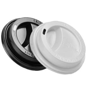 Quality 80mm 90mm Biodegradable Coffee Lids Eco Friendly PLA Mterial wholesale