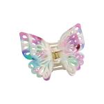 Double hollowed plastic butterfly claw clip