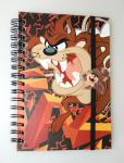 PLASTIC LENTICULAR 3D PET lenticular cover spiral pocket notebook-3D Lenticular