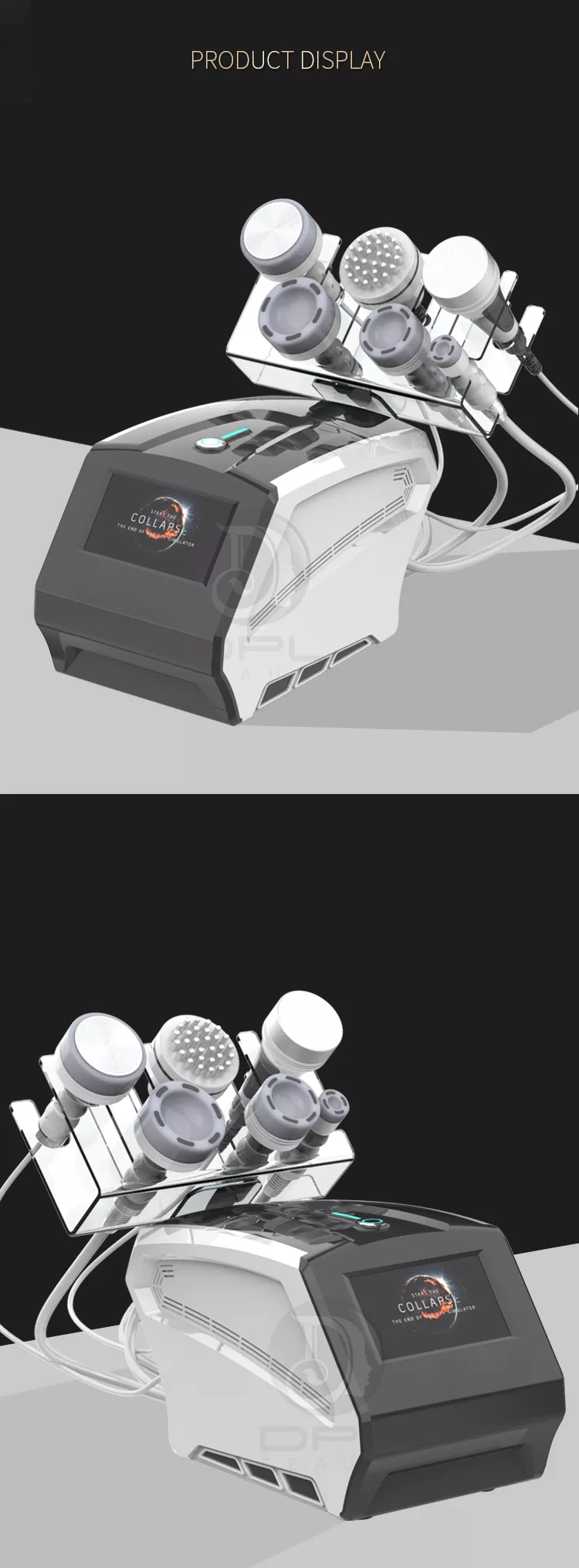 Professional Ultrasonic Cavitation Machine 80k Portable Radio Frequency Face Lift Device Body Slimming Massager