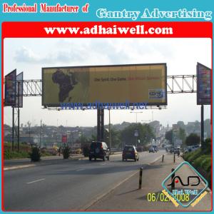 Quality Gantry Spanning Advertising Billboard Sign Construction wholesale