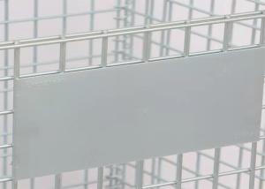 Quality Silver White 6.4 Mm Foldable Wire Mesh Cage Electrostatic Spraying Turnover Logistics Express wholesale