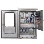Square Waterproof Stainless Steel Electrical Box Outdoor Metal Electrical