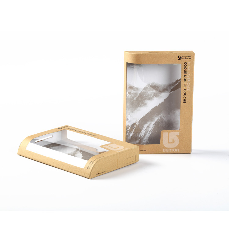 Beautiful Custom Paper Packaging Box For Gifts , Clear PVC Large Packaging Box