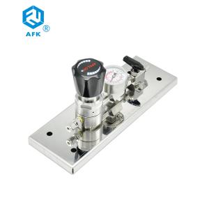 Quality Silver Industrial Gas Changeover Manifold Stainless Steel 316 Material wholesale