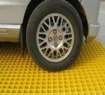 FRP Moulded Grating Used In Car Wash