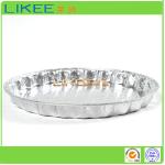Wrinkle Wall 660ml Disposable Aluminium Foil Container Light Weight