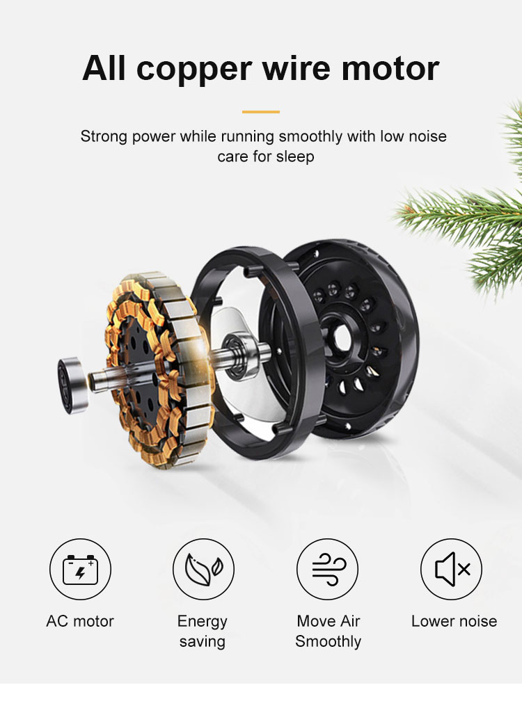32 inch 6 MDF blade ceiling fan light controlled by remote and pure copper motor