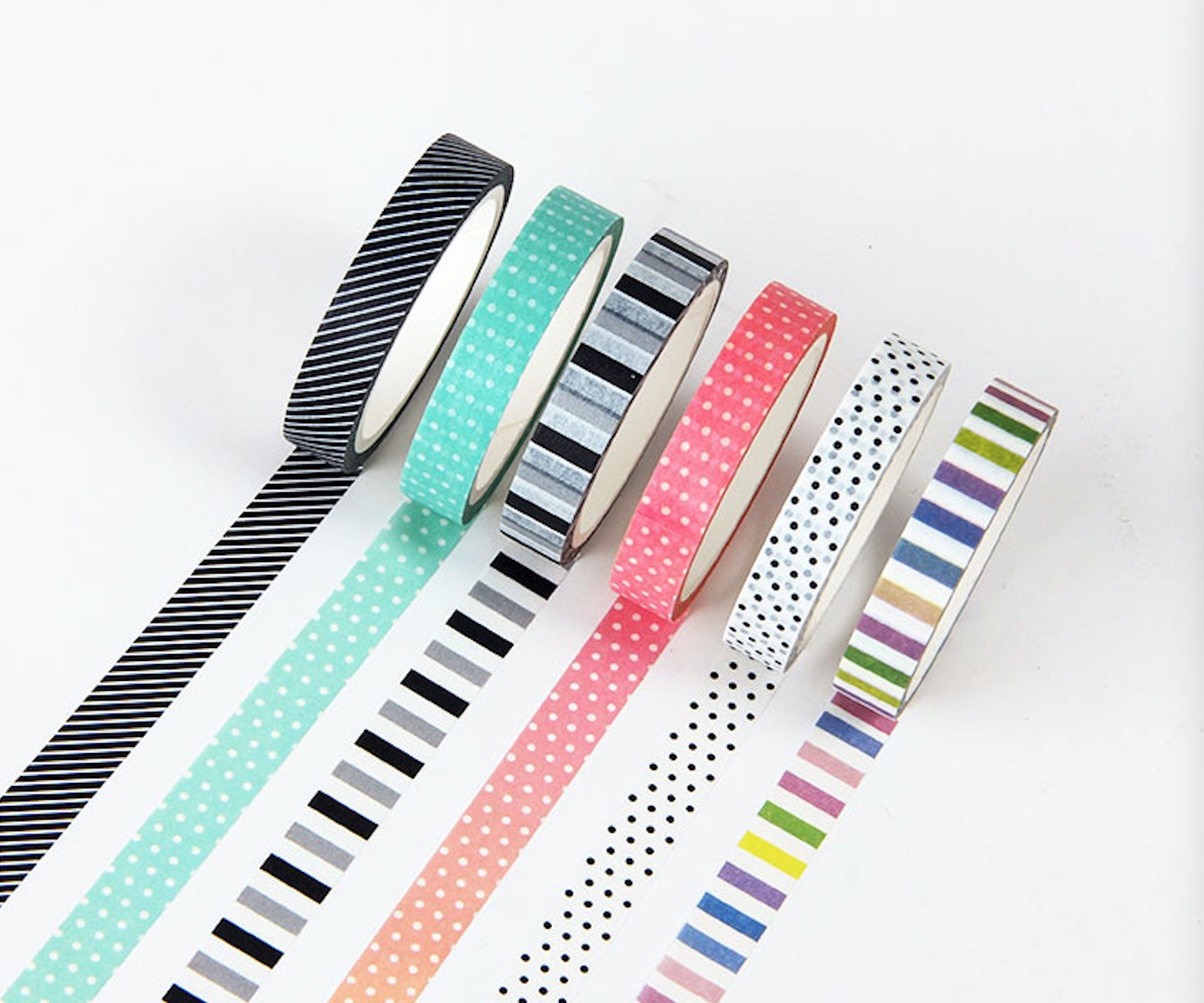 Custom printed decorative colorful washi masking tape, simple color washi tape