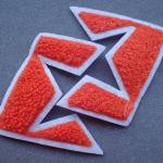 Heat Transfer Polyester Laser Cut Embroidery Patches For Jackets