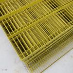 Alkali Resistant Plastic Steel Grating Panels For Fencing Or Cage Floor yellow