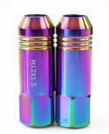 Alloy / Carbon / Stainless Steel Auto Lug Nuts For Rims 60mm , 12 Months