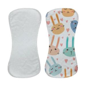 Quality DIY Custom Print Sublimation Burp Cloth For Newborn Babies wholesale