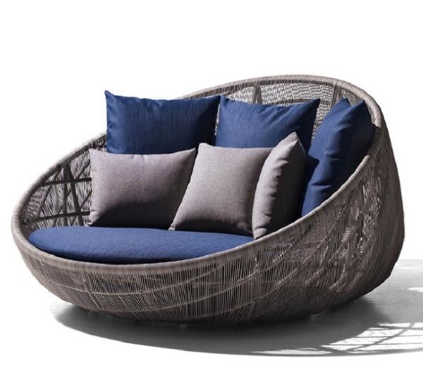 New Design PE Rattan Outdoor wicker Furniture Patio Garden Furniture lounge Sofa