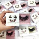 Reusable Glitter Paper Lash Packaging Box With Private Label