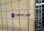 Non Woven Permeable Geotextile Lined Welded Mesh Hesco Wall Barrier Heavy Duty