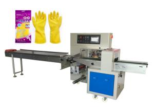 Quality Malaysia Rubber Gloves Packing Machine , CE Certificate Flow Wrapping Machine wholesale